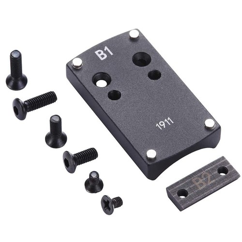 Pistol mount plate base for - pistol,