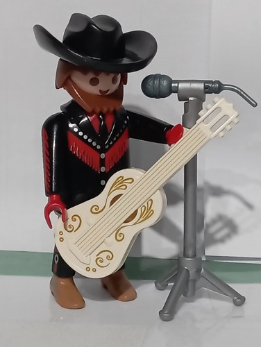 Figurine playmobil chanteur - figurine,