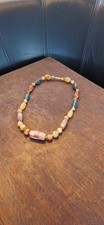 Collier vintage en pierre naturelle, style ancien, rare et unique