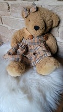 OURS NOUNOURS TEDDY BEAR PELUCHE ROBE BURBERRY