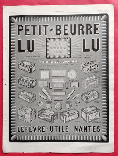 Publicité presse 1929 - , gâteau
