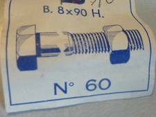 NOS 1 boulon grand Axe de