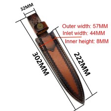 Outdoor Cow Leather Straight