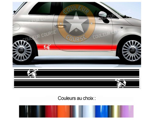 Bandes abarth racing - x,