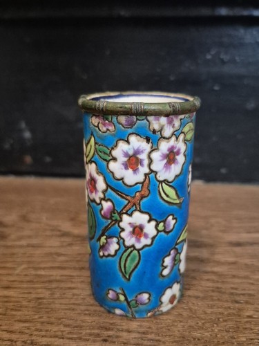 Vase rouleau ancien émaux - ancien,
