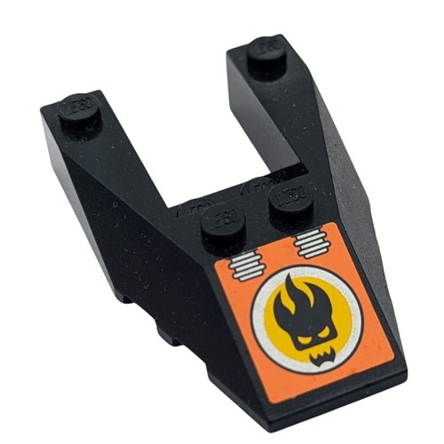 Lego noir orange wedge - lego,