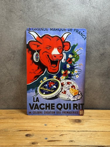 Plaque métal vache qui - plaque,