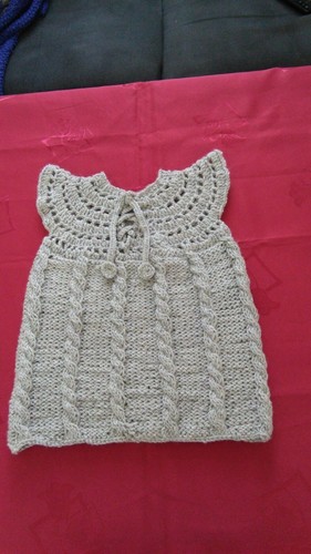 Robe laine fait main - fait,