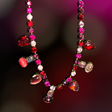 Collier Vintage Résine et