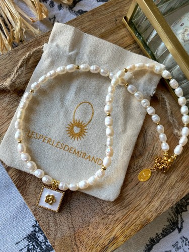 Collier perles culture - perles, de