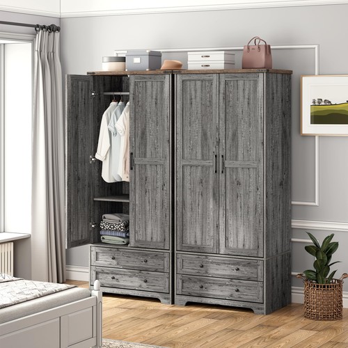 Tall freestanding armoire - freestanding,