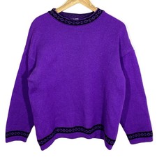 Pull Oversize Femme Violet x