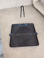 Le Creuset Poêle Gril en fonte - Bec verseur 