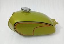 Honda CL350 Scrambler 1973 Candy Panther Gold Paint Steel Petrol Gas Tank + CapF