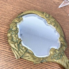 Miroir à main ancien en