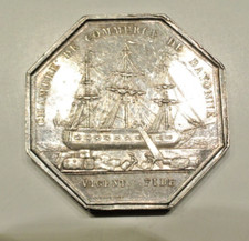 BAYONNE  CH de COMMERCE   silver mèdaille èpoque