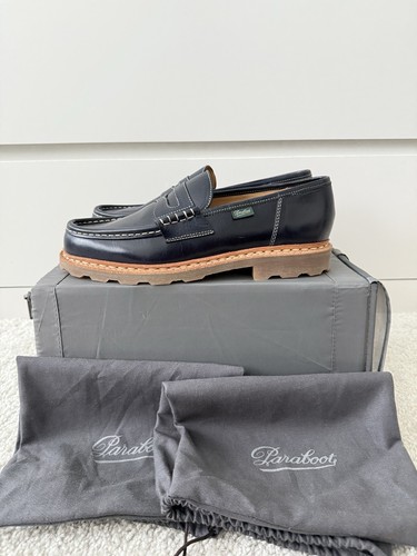 Paraboot reims loafers navy - paraboot,