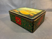 Ancienne belle boite à biscuits en fer boite déco cuisine vintage années 1950