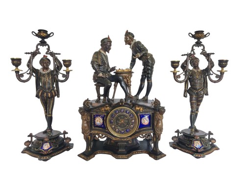 Garniture cheminée henri - de,