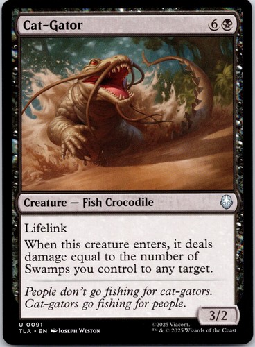 Cat gator creature - cat, —