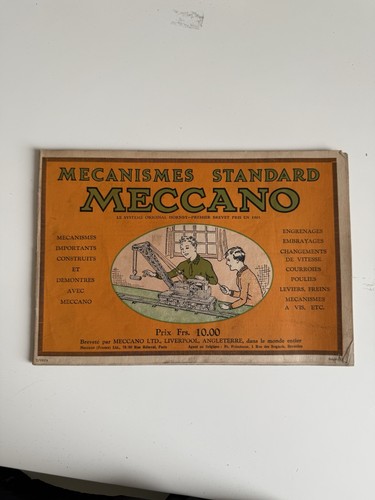 Meccano notice utilisation - notice, d’utilisation