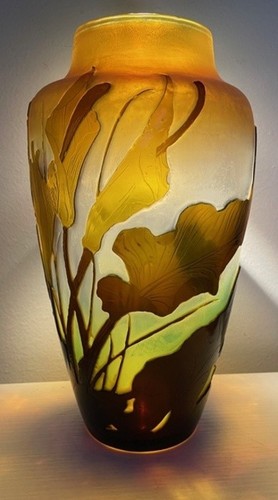 Vase ancien verre - vase,