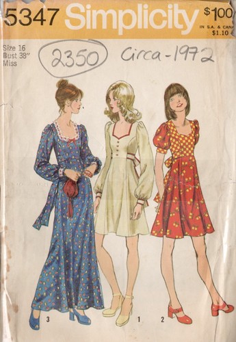 Patron couture vintage - couture, 1972