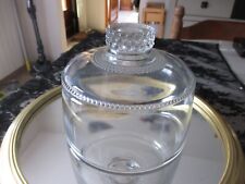 ancienne cloche à fromage en verre épais