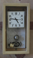PENDULE MURALE HORLOGE REGULATEUR ELECTRIQUE  BRILLÉ .