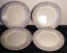 4 ASSIETTES PLATES ANCIENNES