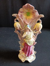 Pic Fleurs Art Nouveau À Décor De Nymphes H 21.5cm