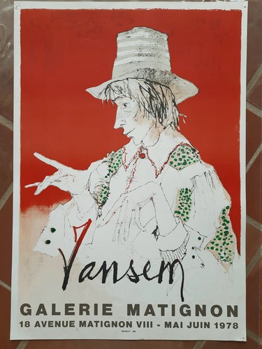 Jan jansem affiche - jansem, originale