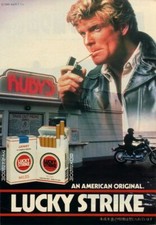 PLAQUE MÉTAL  CIGARETTES PUB LUCKY STRIKE    30 X 20 CM