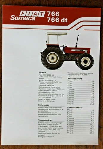 Prospectus brochure tracteur - prospectus,