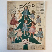 Catalogue Ancien "Au Louvre Paris " Jouets Cadeaux - Noël 1952
