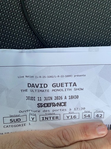 Place concert david guetta - 1,