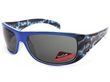 Bolle Sonar Enveloppant Lunettes de Soleil Bleu Marron Tortue W/ Tns Pistolet