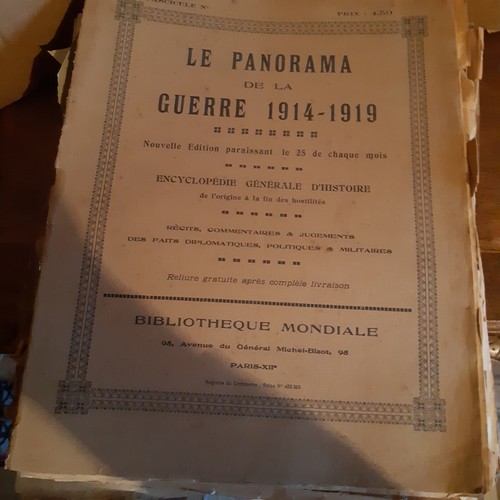 Gros lot panorama guerre - la,