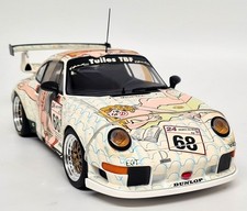 UT 1/18 Porsche 911 993 GT2 Le Mans 1998 Naked Lady #68 Diecast Scale Model Car