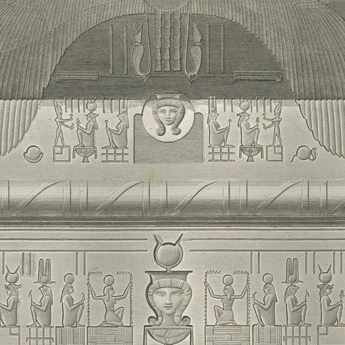 Denderah zodiaque egyptologie - denderah,