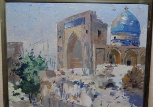 Tableau ancien huile peinture - tableau,