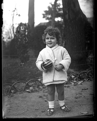 Portrait enfant jeu parc