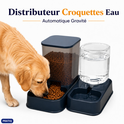 Distributeur croquettes eau - distributeur,