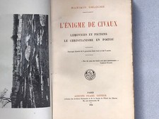 DELOCHE Maximin L'ENIGME DE CIVAUX. rare 1924