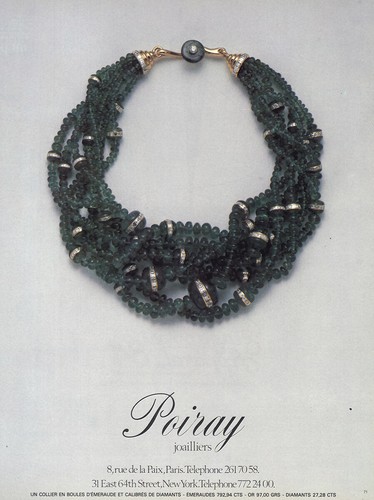 1984 poiray joailliers french - poiray,