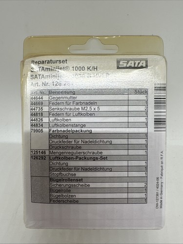 Sata 126284 repair kit - repair, kit,