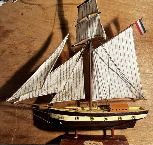 Maquette bateau cotre - bateau,