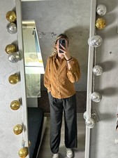 chemise marron daim taille s/m 