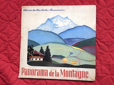 ENFANTINA Album PERE CASTOR Panorama de la montagne 1938 Livre à système 50