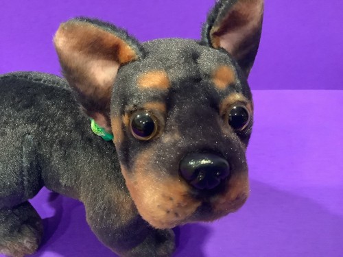 Plush doberman pinscher puppy - plush,